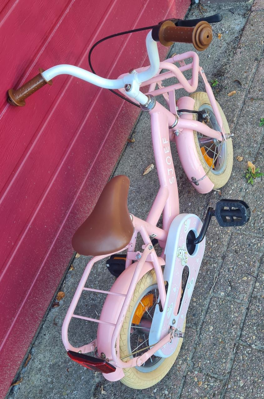 Sjoef 12 inch meisjes fiets