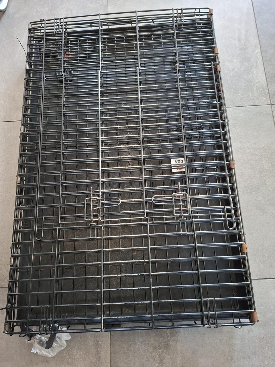 D & V Grote zwarte bench