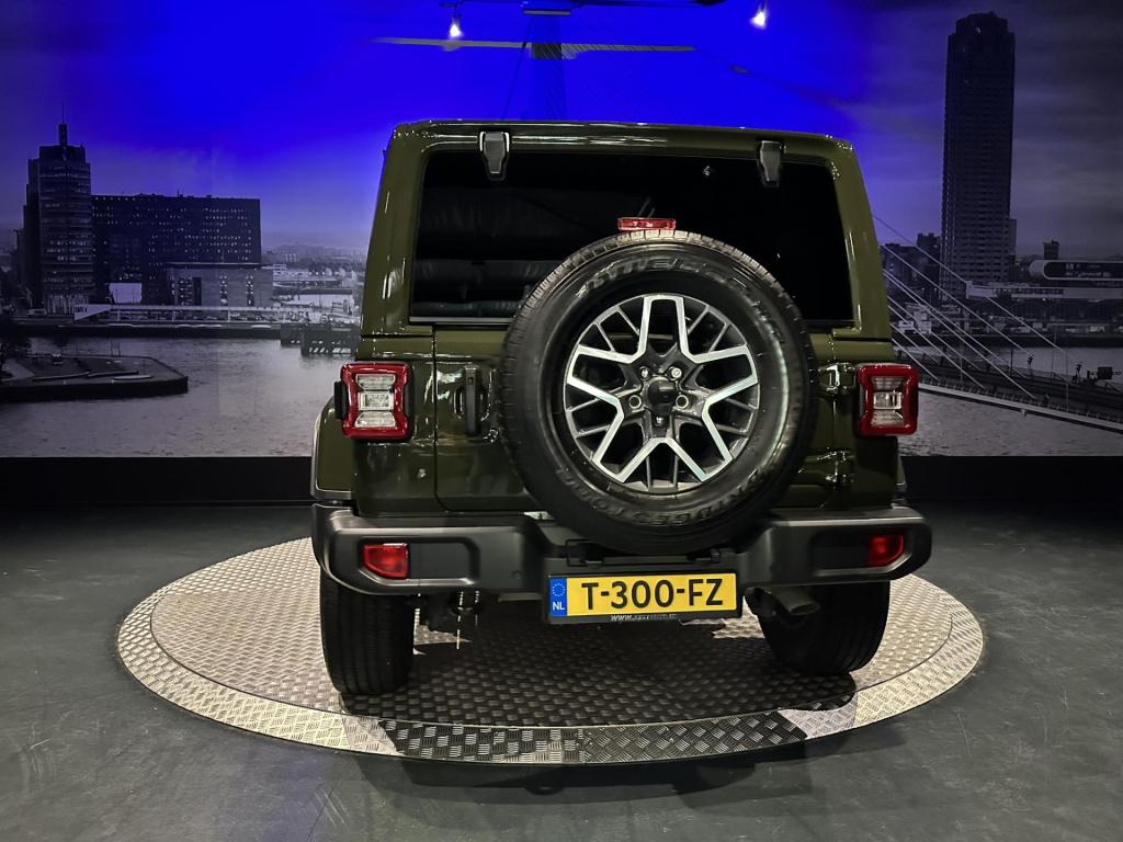 Jeep Wrangler unlimited 4xe 380 sahara *acc*camera*leer*sarge green clear c