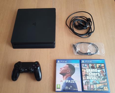 PS4 Slim 1TB FW 11.50 + Dual Shock 4 + 2 Spellen