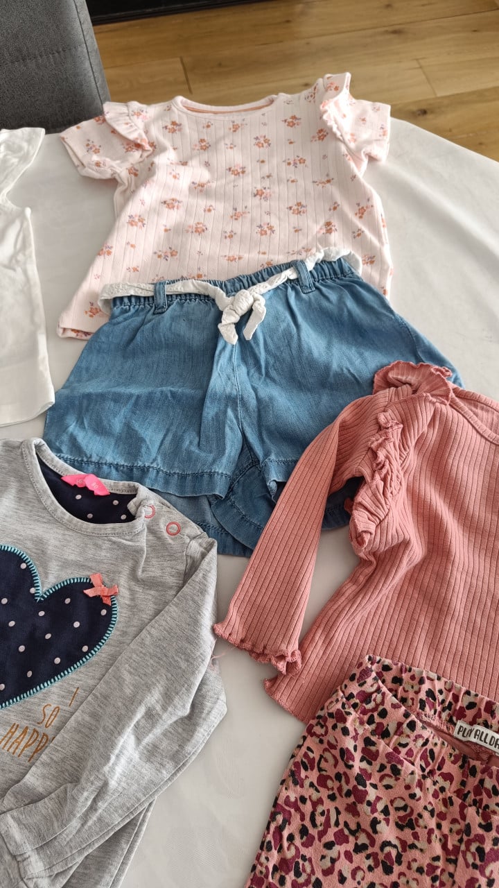 46 delig meisjespakket maat74/80