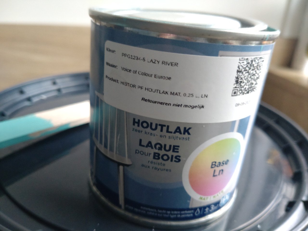 Matte muurverf Strak op de muur