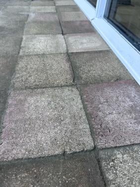 Tuintegels 20x20x6 circa 11m2 gratis