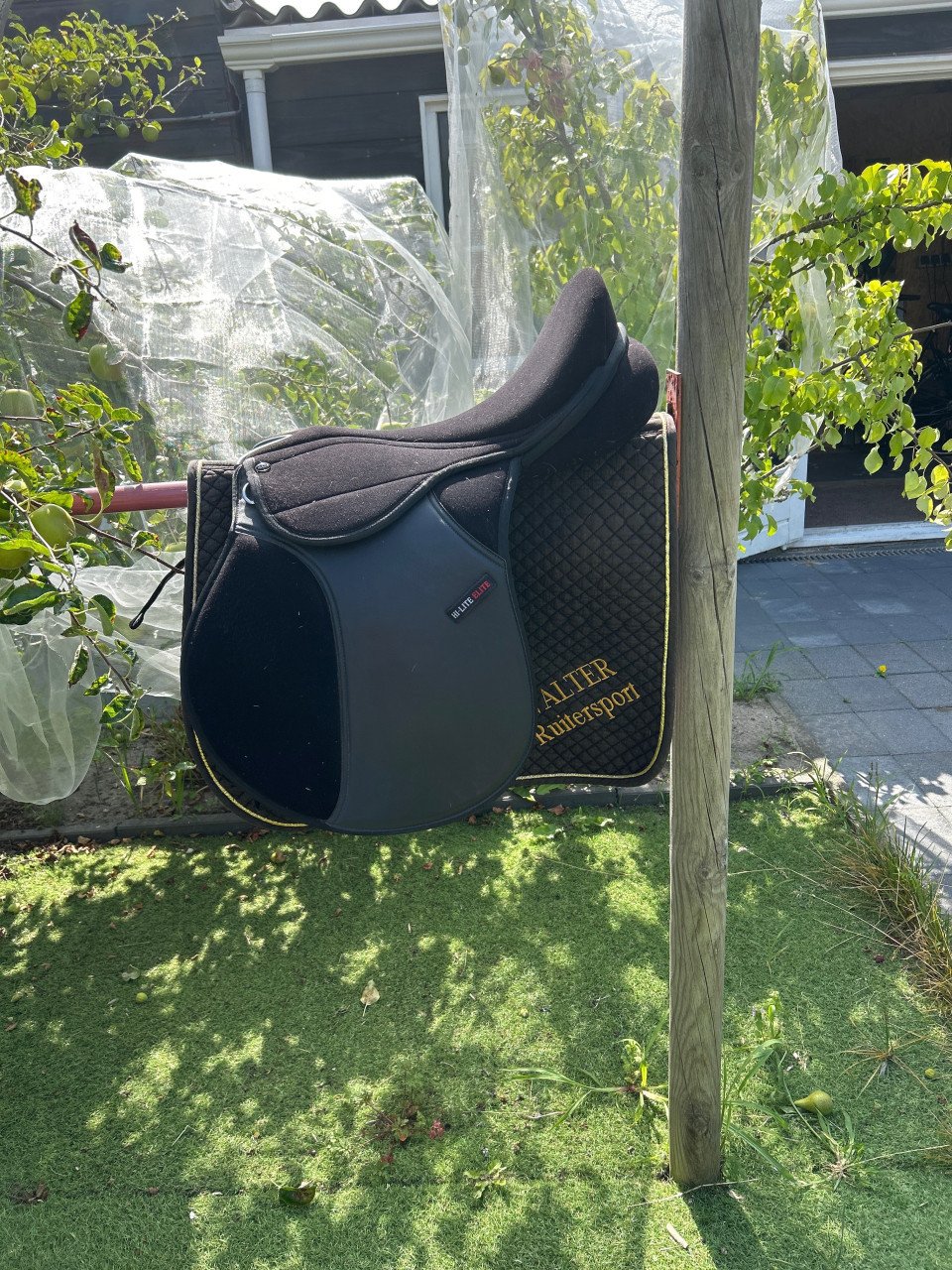 18 inch zadel in goede staat