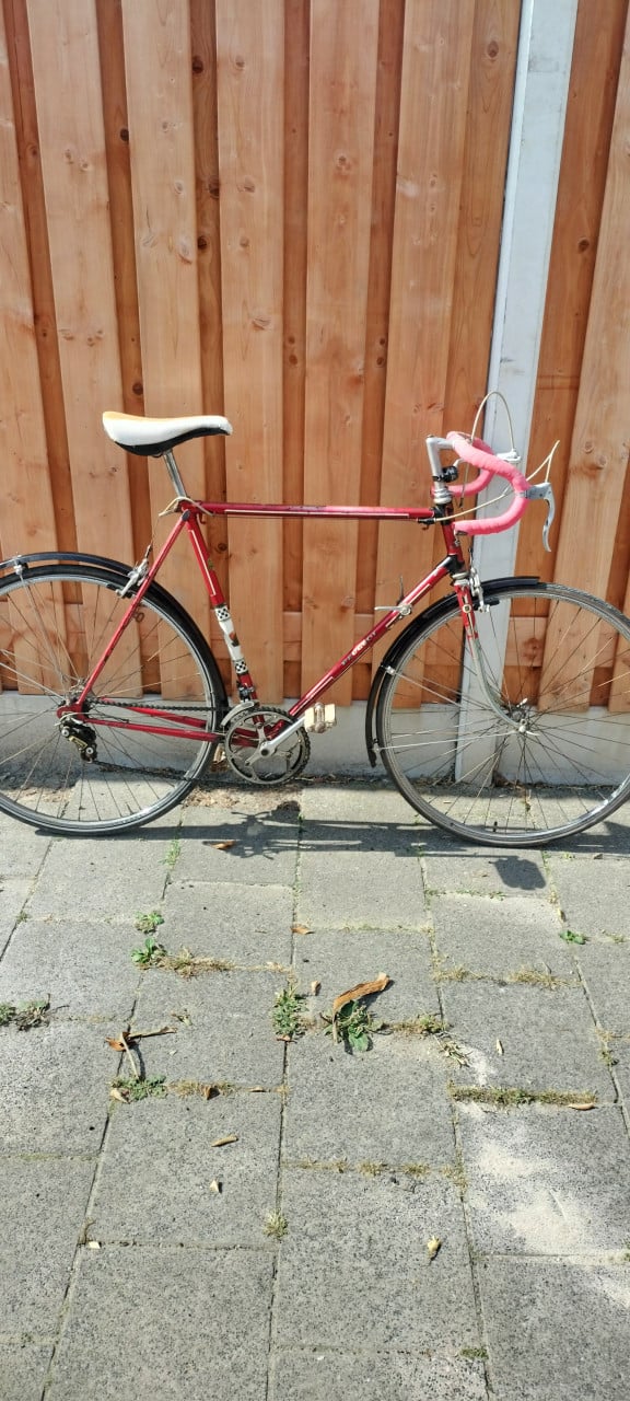 4 wielrenfietsen racefiets Retro Vintage