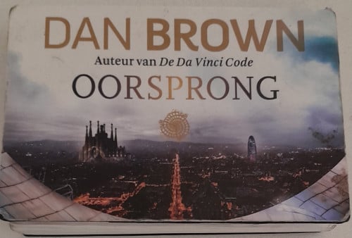 Dan Brown - Oorsprong. Dwarsligger nr. 500.