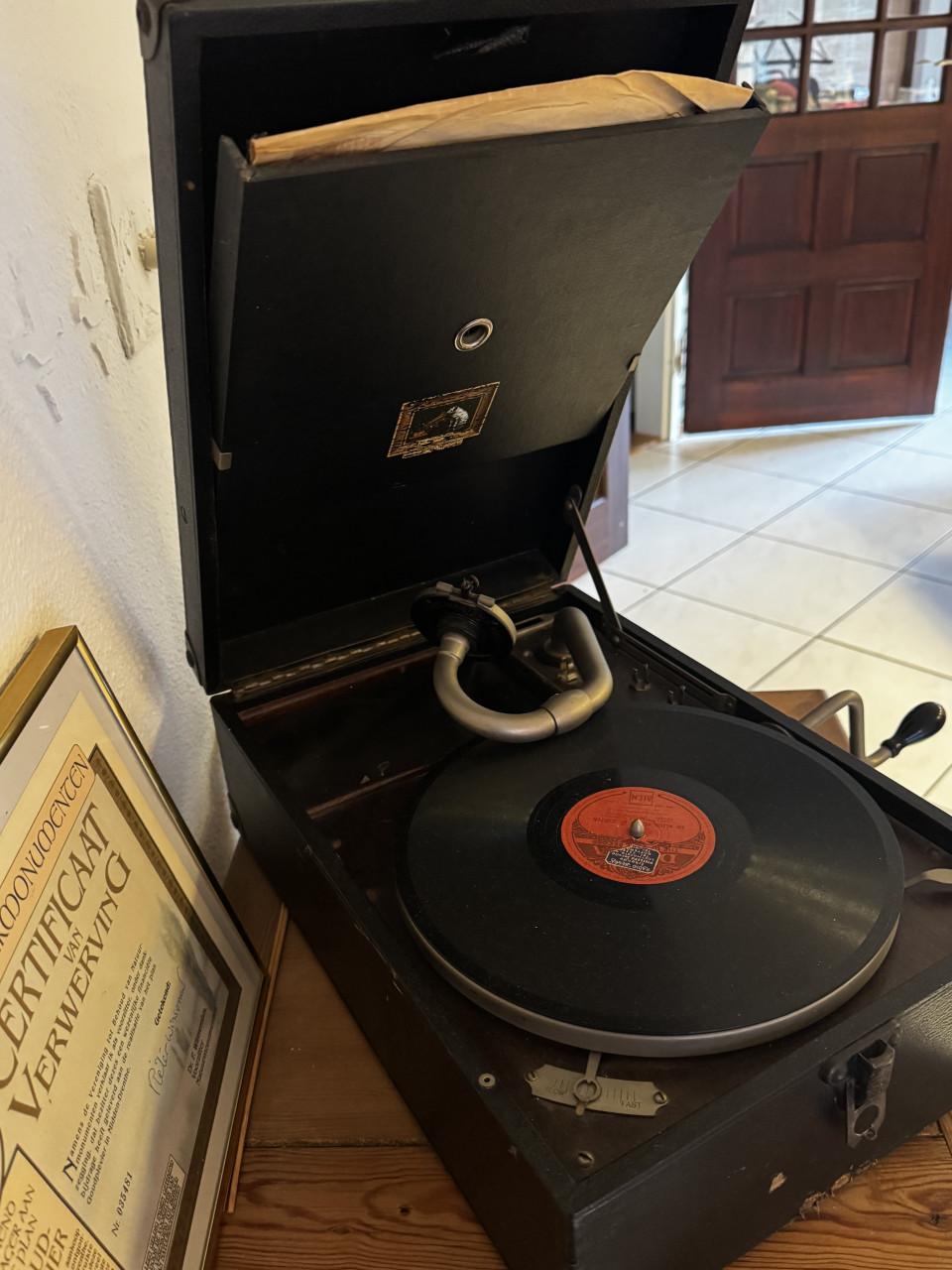 Antieke grammofoon