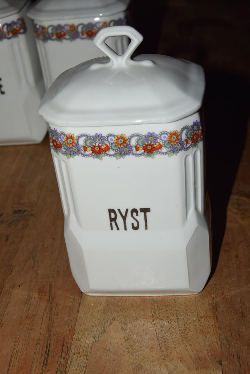 *~* Oude Voorraadpotten kruiden *~* Victoria China