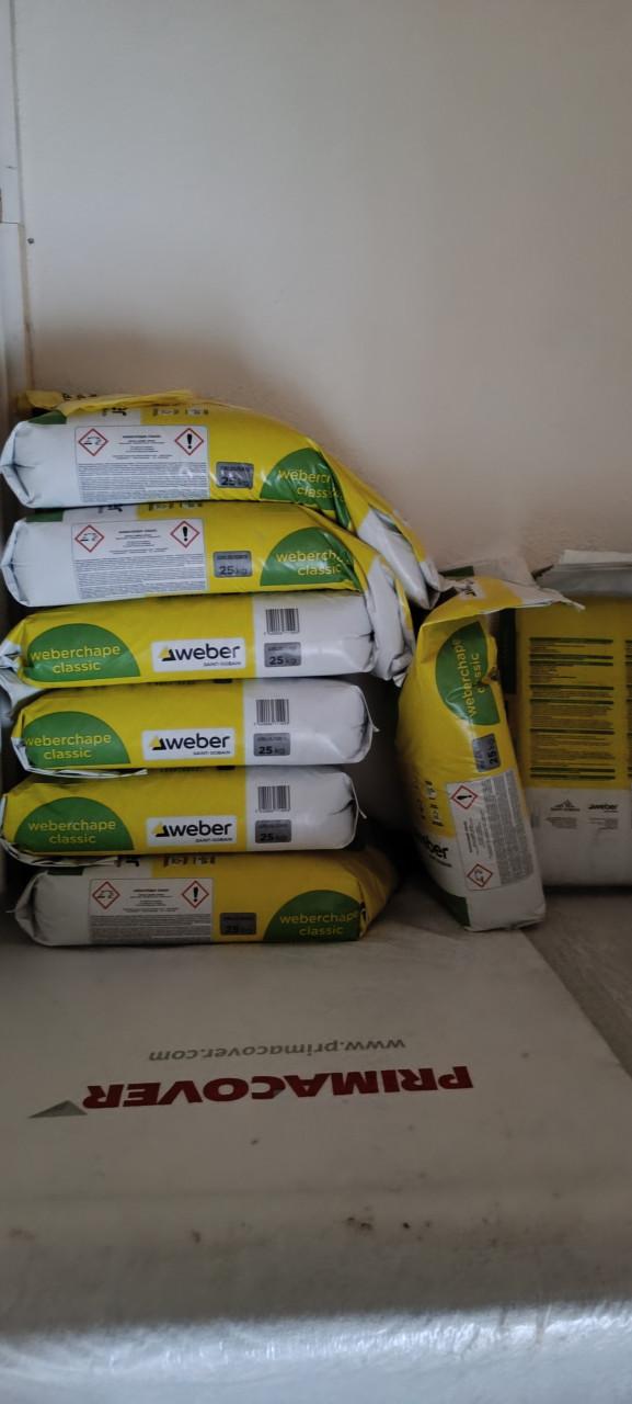Zandcement 25 kg 8 zakje per stuk €5