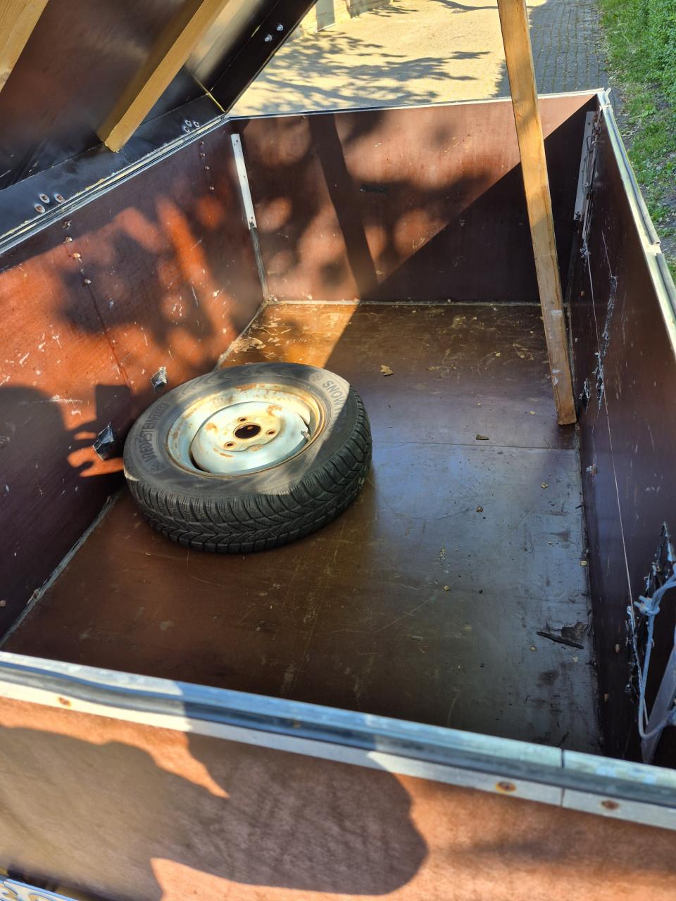Bagagewagen / aanhanger met deksel, opknapper