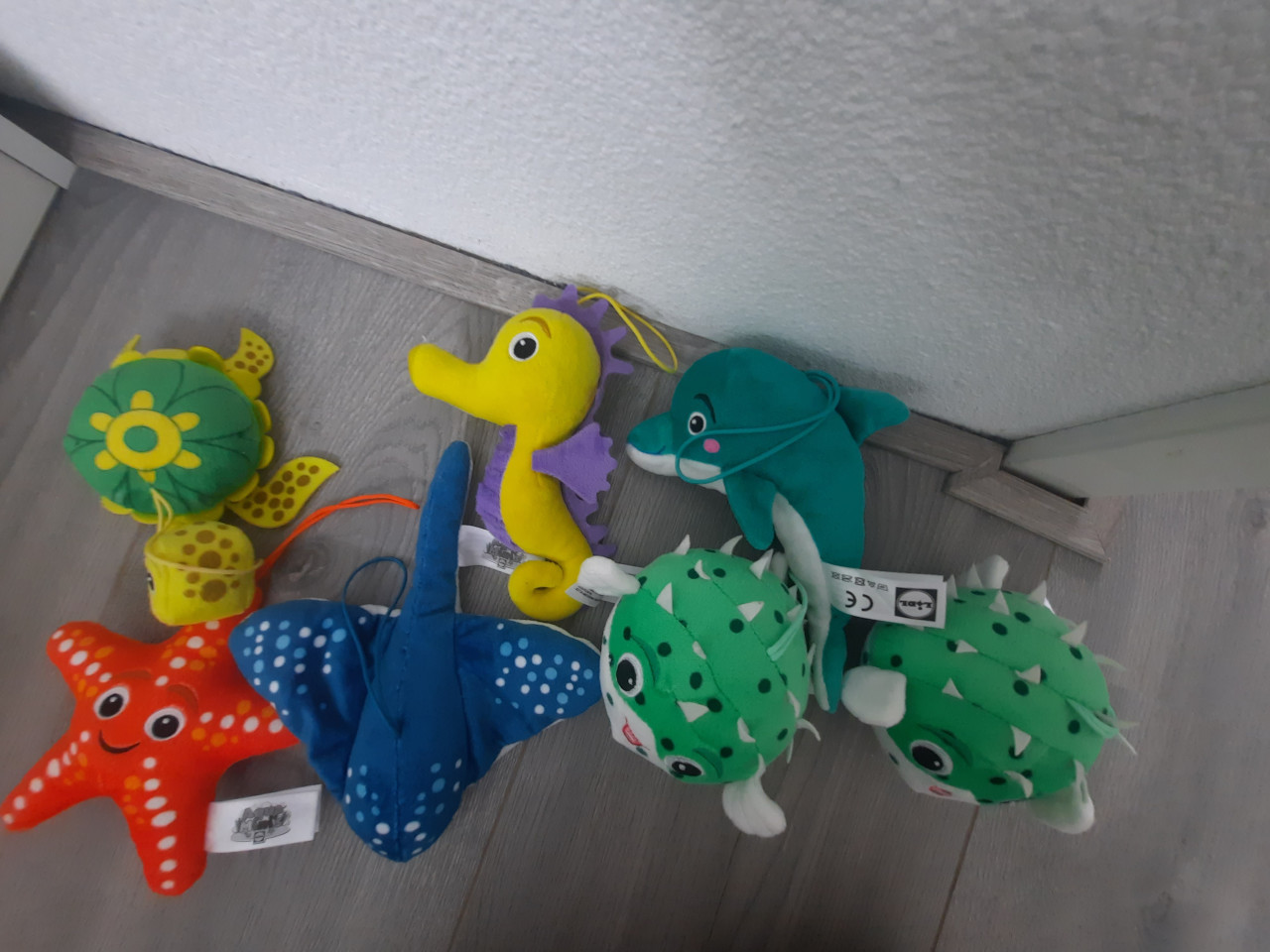Knuffels zeediertjes