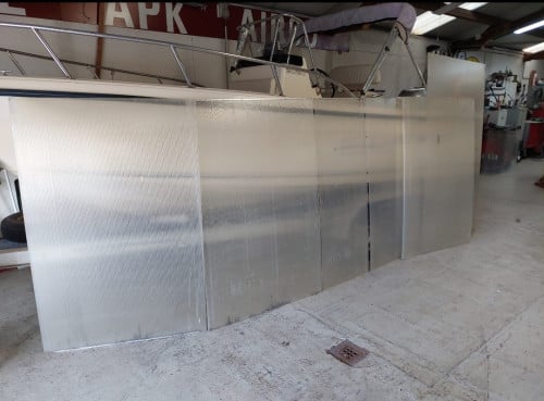 Polycarbonaat plaatjes 5 stuks gebruikt