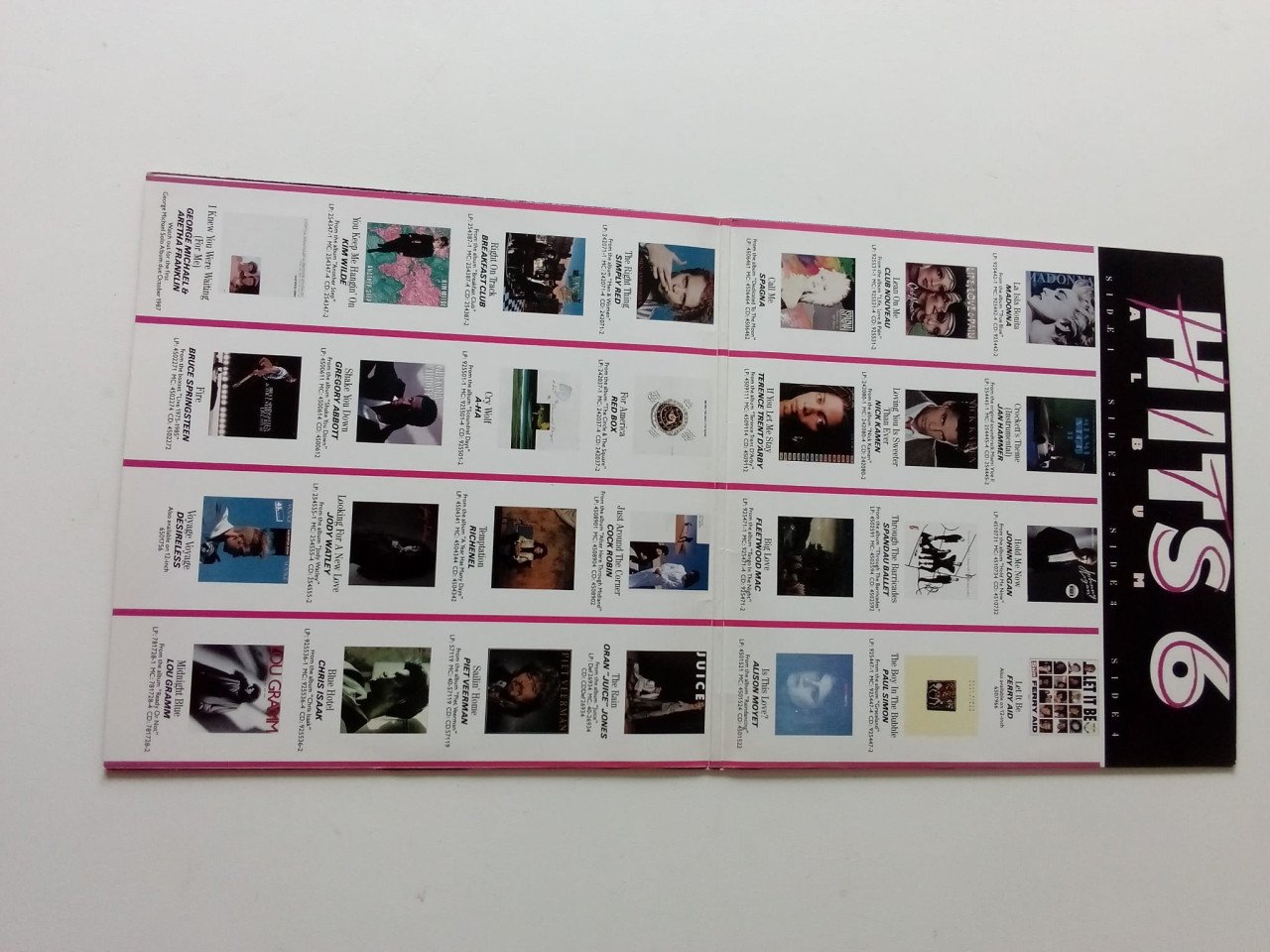Set 4x jaren 80 vinyl lp