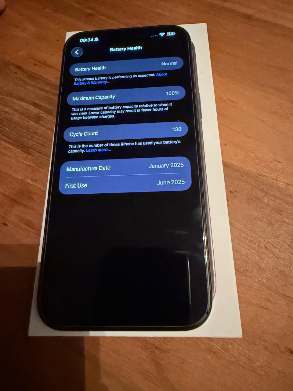 Apple iPhone 16 Pro Max // 512 GB // 100% batterijstaat