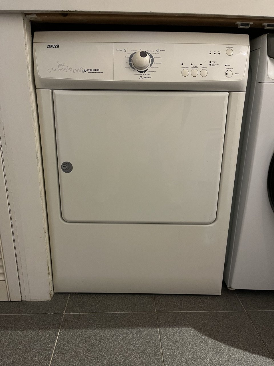 Afvoer droger Zanussi