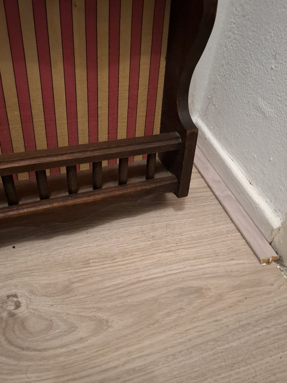 Grote houten vintage kruidenrek