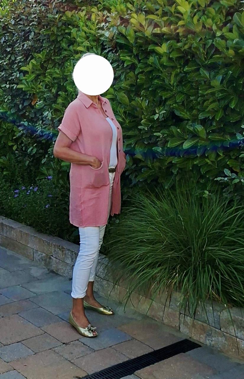 Roze tuniekblouse