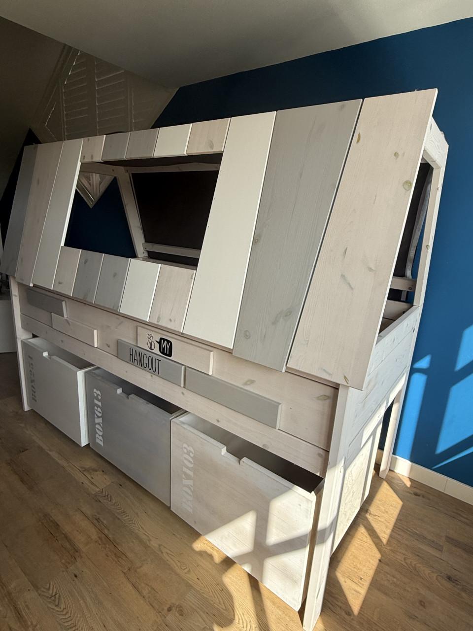 Lifetime avonturenbed met opbergboxen - My Hangout