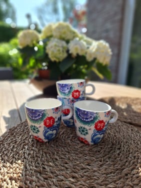 Douwe Egberts koffiekopjes 4 stuks