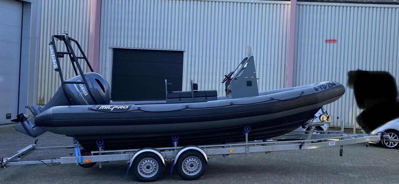 Avon searider rib 6.30  met trailer