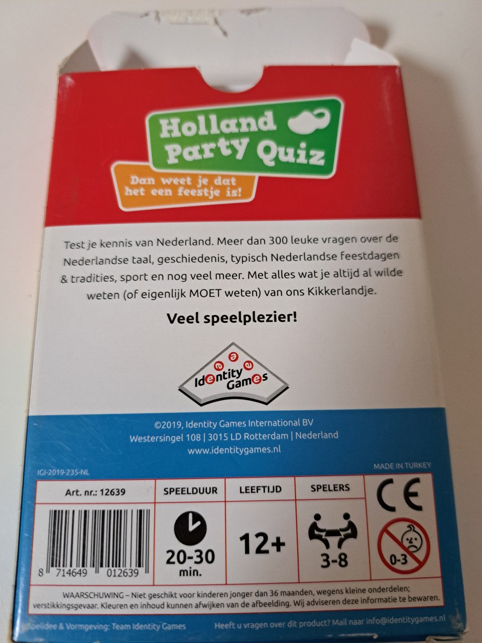 NIEUW!!! HOLLAND PARTY QUIZ