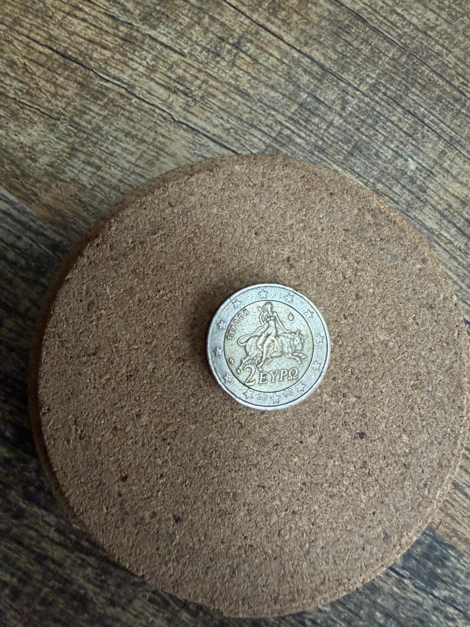 2 euromunt Griekenland 2002 speciaal