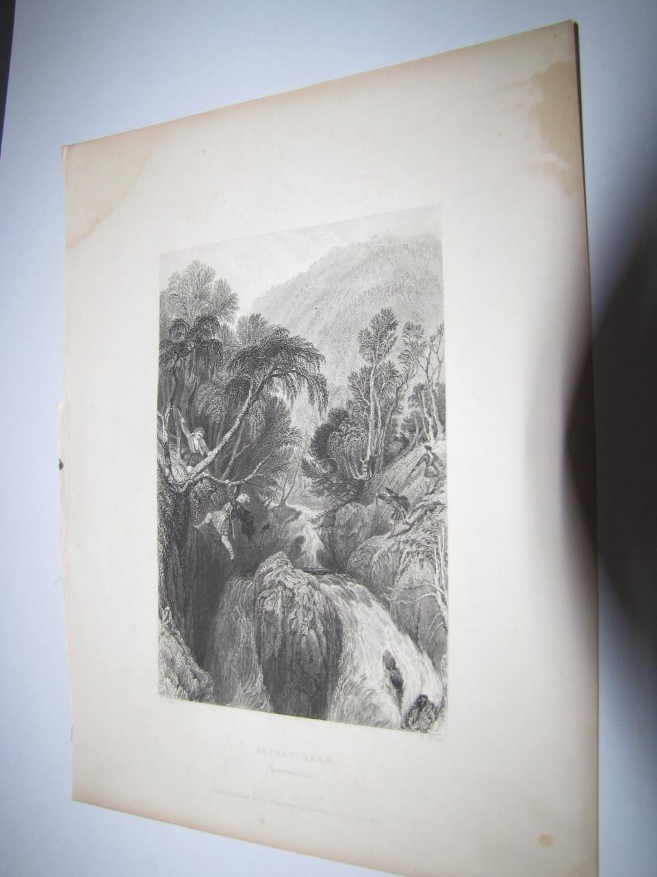 Diverse gravures door Wilam Beattie M.D. Jaartal 1835.