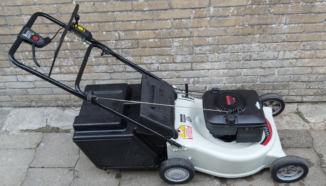 White outdoor products 21 grasmaaier zo goed als nieuw