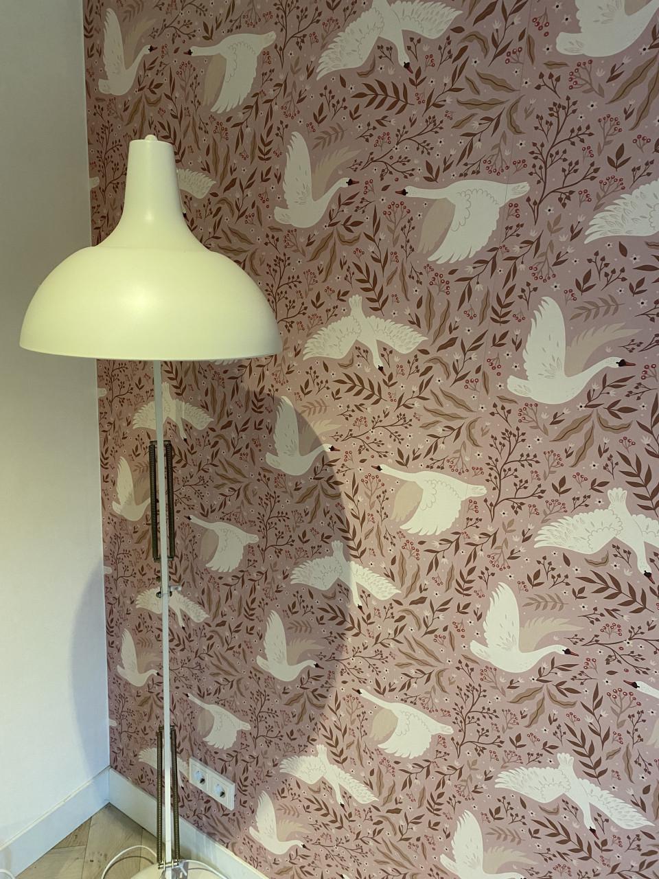 Verstelbare lamp – wit – vintage look