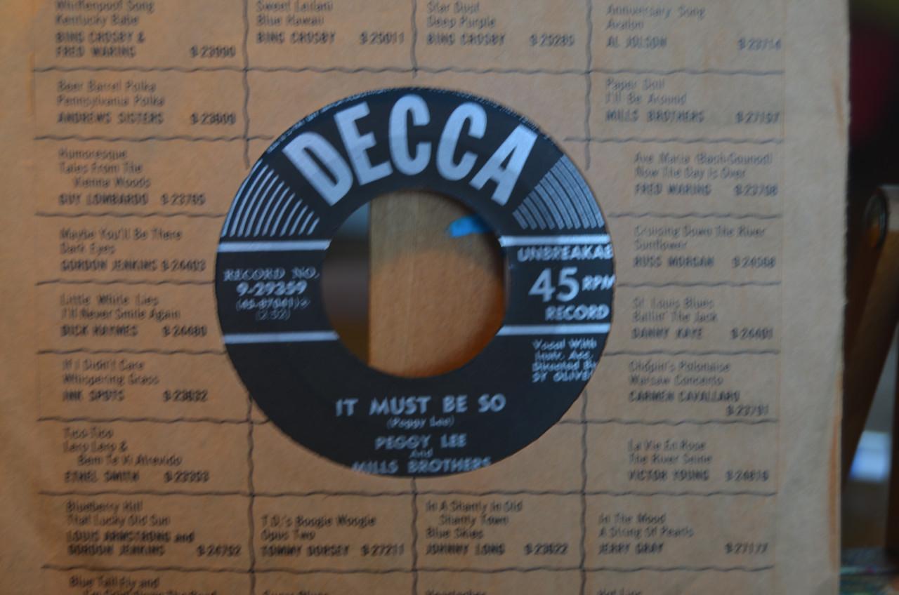 Diverse singles 'The Mills Brothers'