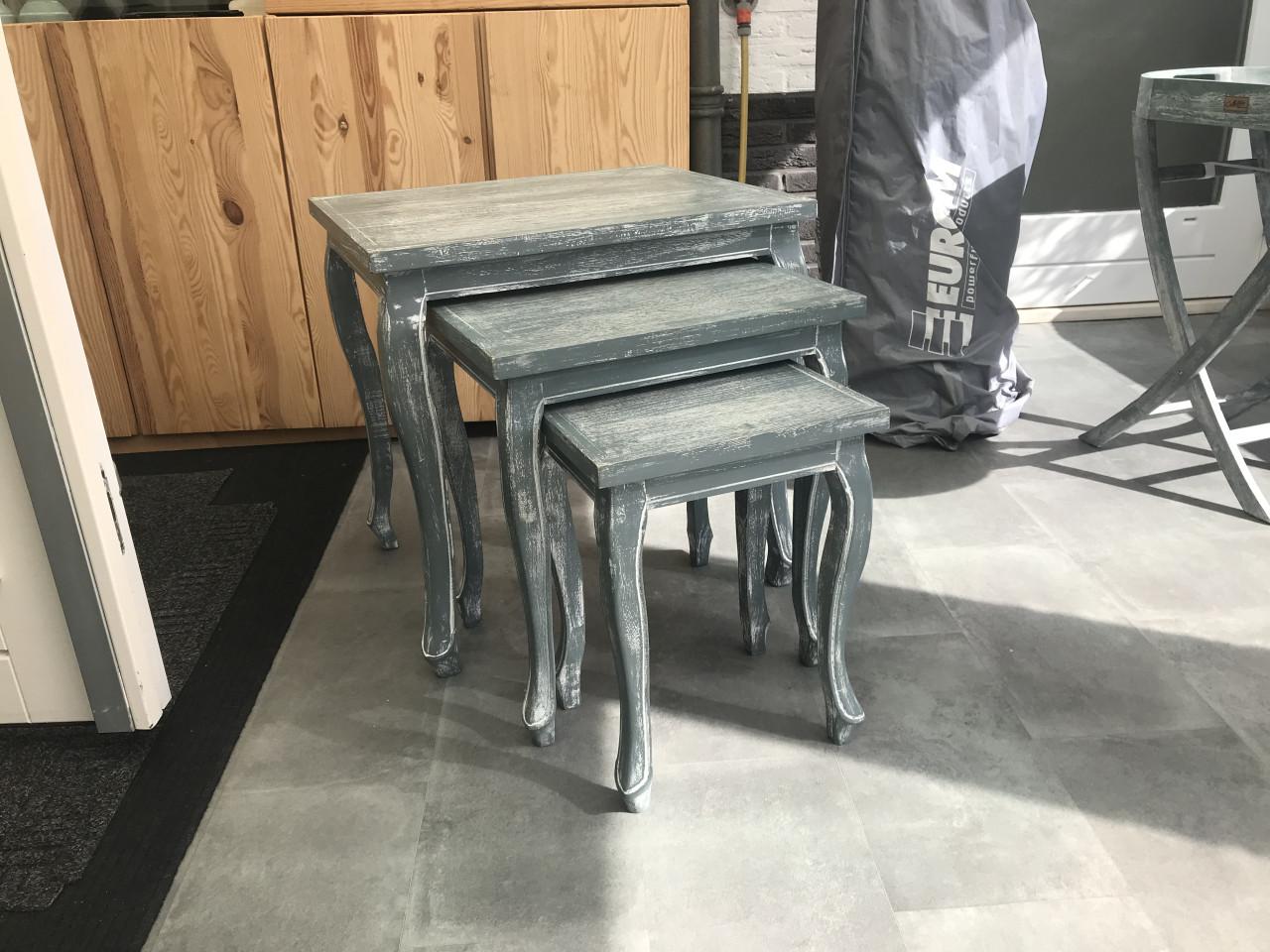 Bijzet tafels, 3 stuks