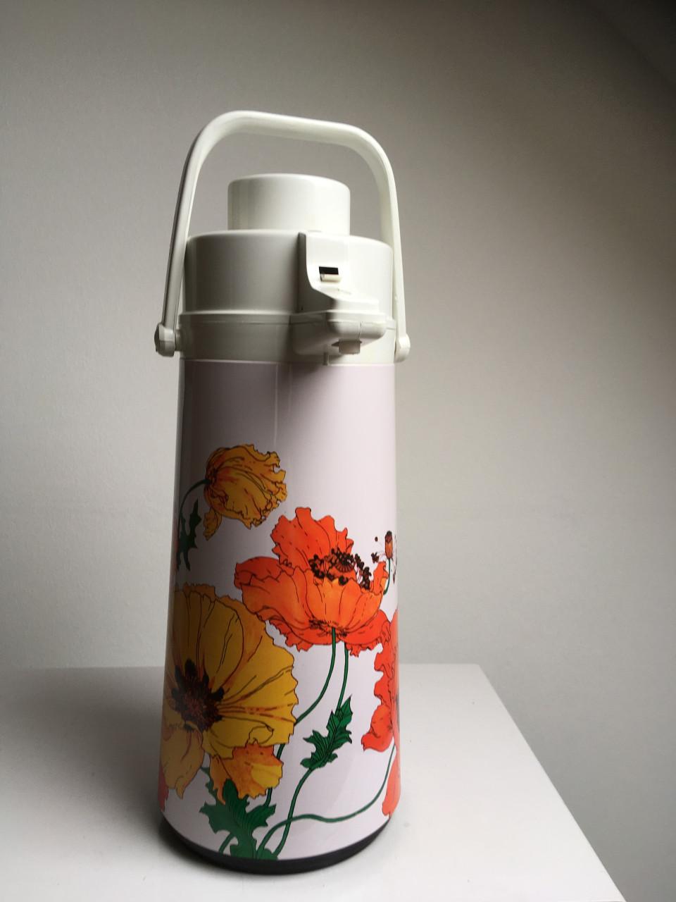 Vintage bloemenpatroon Pomp Pot