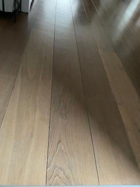 Eikenhouten bruynzeel Parketvloer 34m2