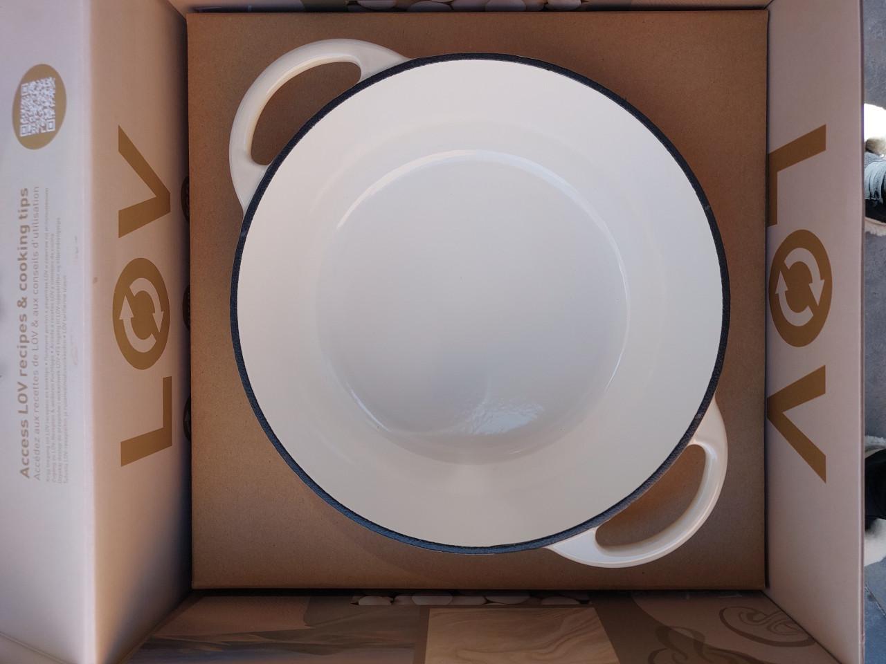 Nieuw! Tefal LOV Gietijzeren braadpan - 5L - 25cm - Beige