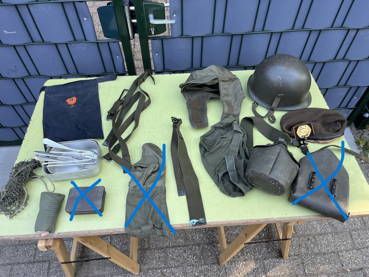 Militaire spullen
