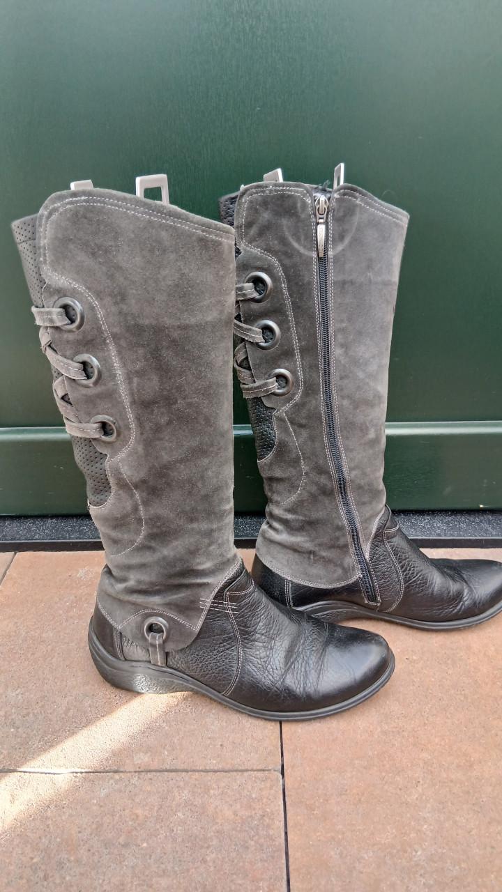 Hoge laars laarzen grijs apart 40/39 FOOTNOTES