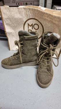 Bronx leren laarzen, maat 39