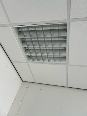 60x60 cm inbouw TL-armaturen met raster
