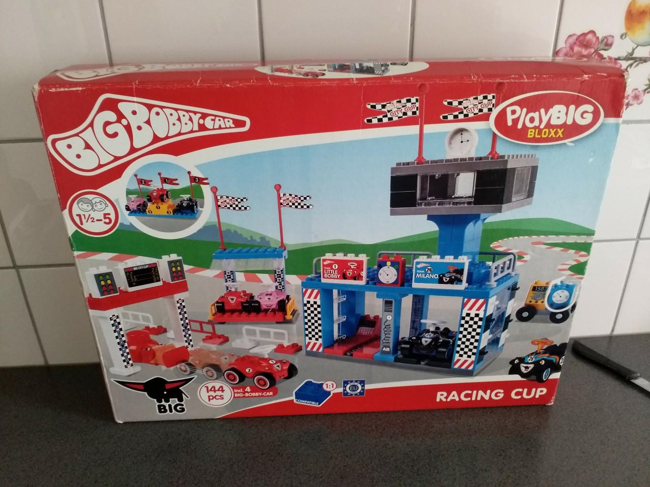 Bouwblokken big bobby car