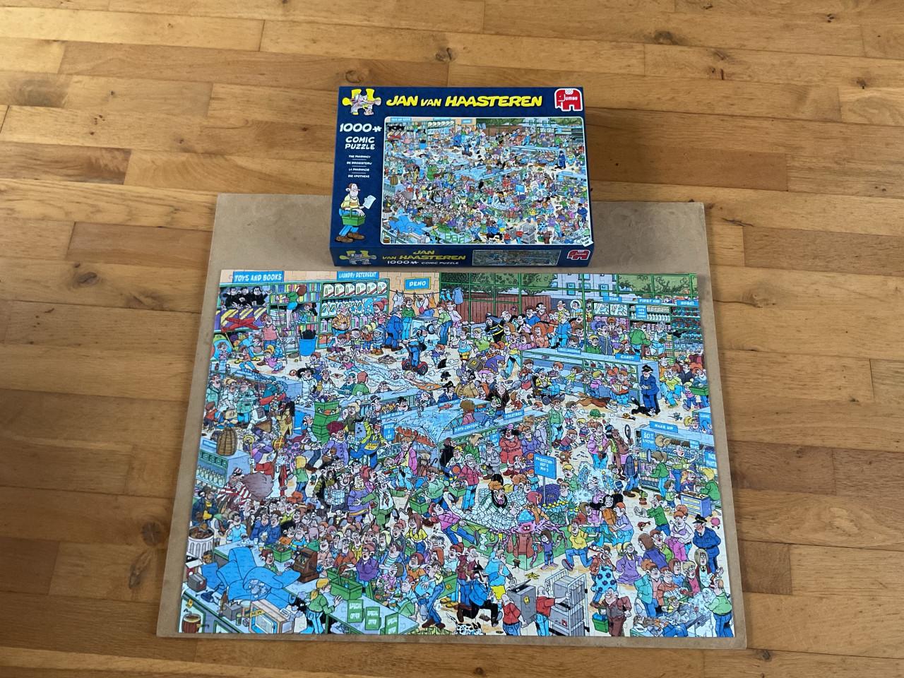 Jan van Haasteren puzzel 1000 stukjes De Drogisterij € 10