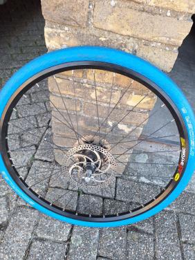 Achterwiel Mavic 26 inch incl. band voor roltrainer