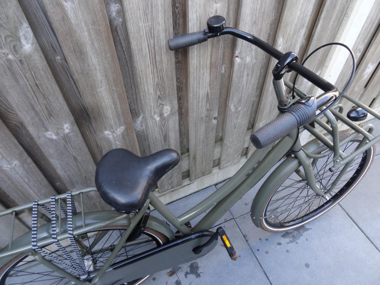 Cortina U4 Transport Meisjesfiets – 26 inch – Legergroen – 3 versnellingen