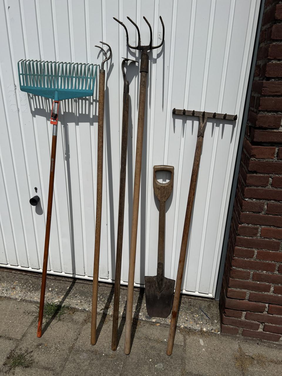 Tuingereedschappen van zeer stevig kwaliteit