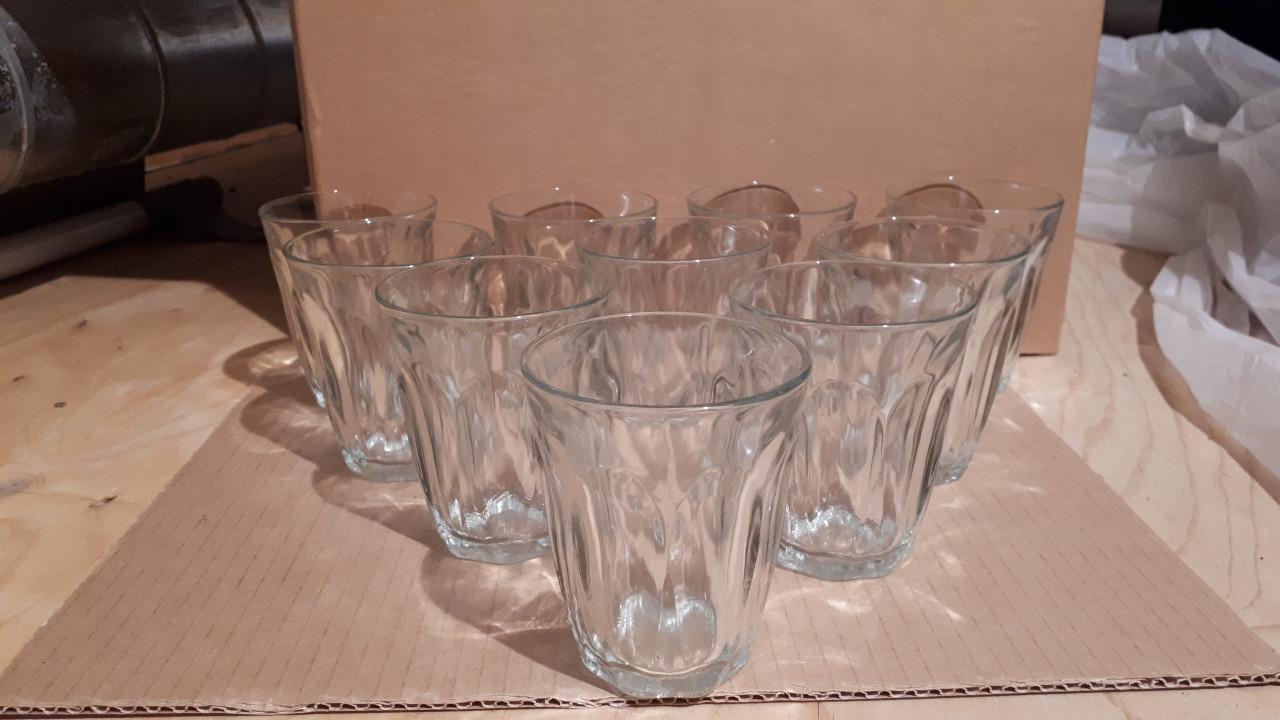 30 stuks nieuwe (sap)glazen