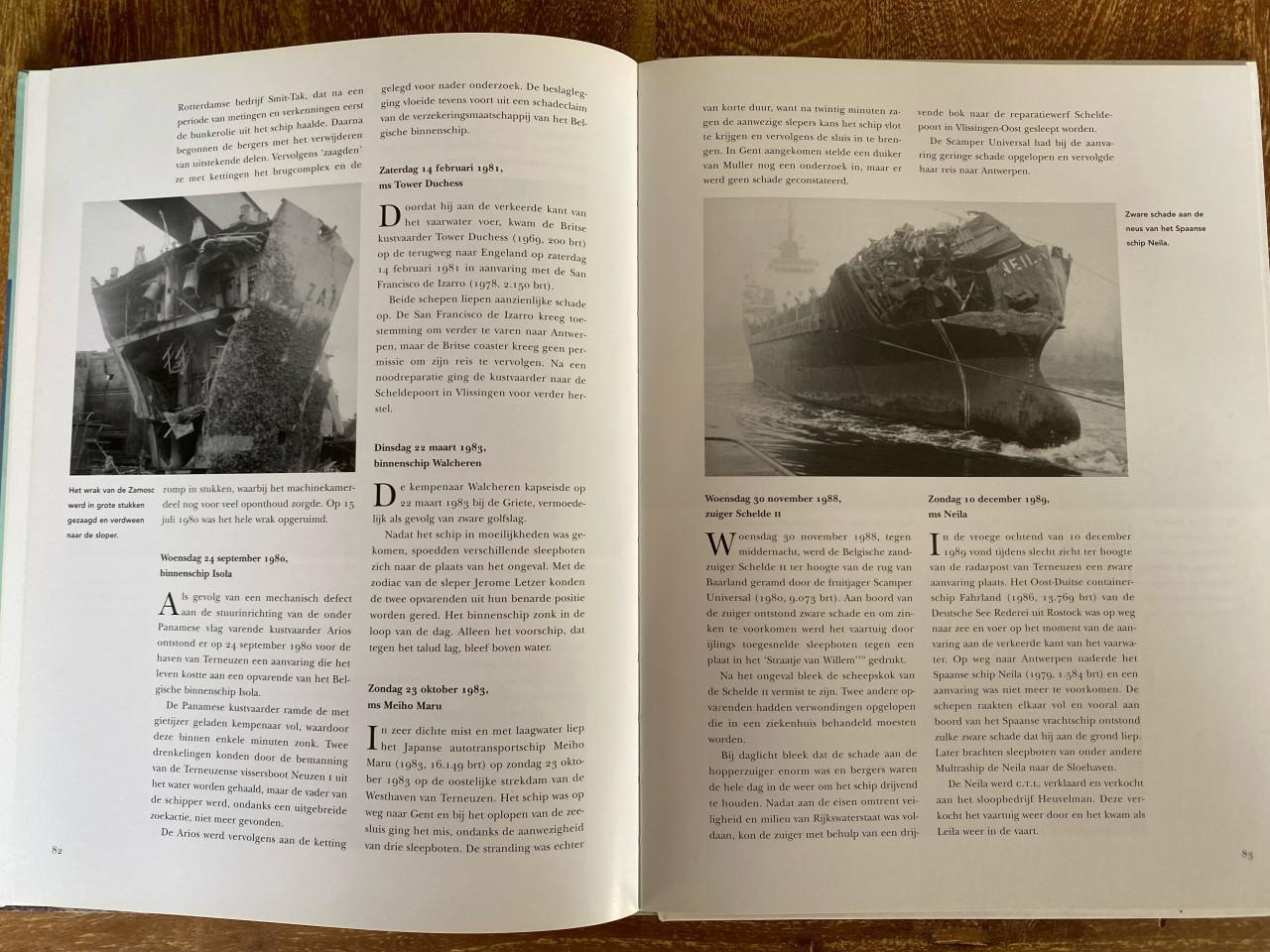 Averij voor Ter Neuzen - Scheepscalamiteiten