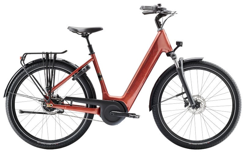 Trek District +4 Elektrische fiets Bosch middenmotor