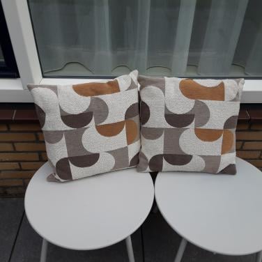 2 splinternieuwe Sierkussens.
