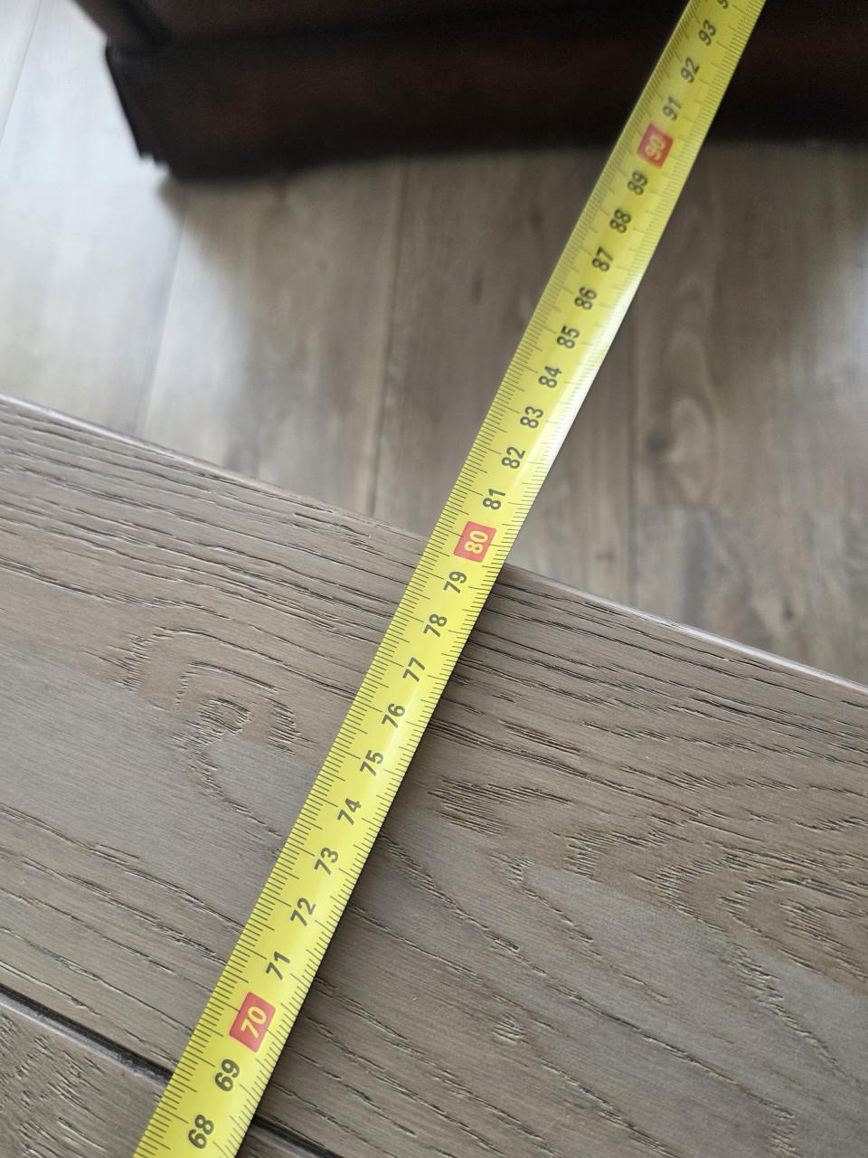 Eiken Salontafel grijs/bruin