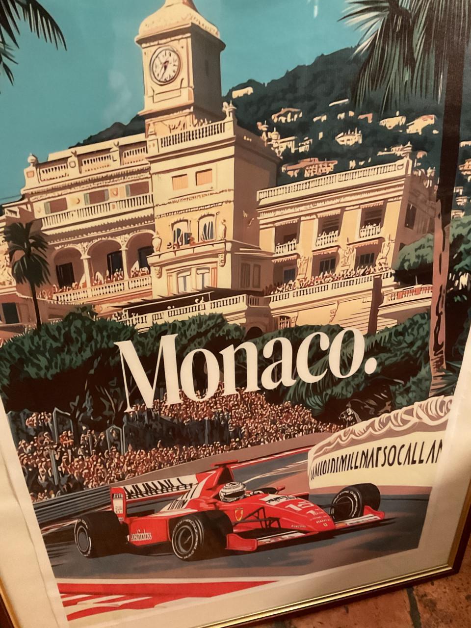 Formule 1 Monaco affiche