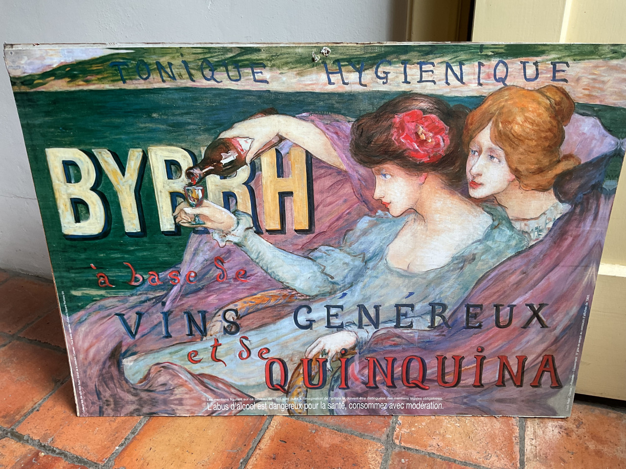 BYRRH reclamebord